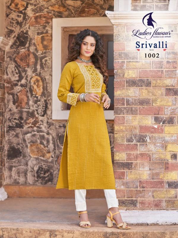 LF Srivalli Beautiful Rayon Embroidery Kurti